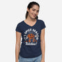 Spice Season-Womens-V-Neck-Tee-Nemons