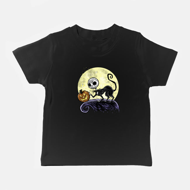 The Game Before Halloween-Baby-Basic-Tee-zascanauta