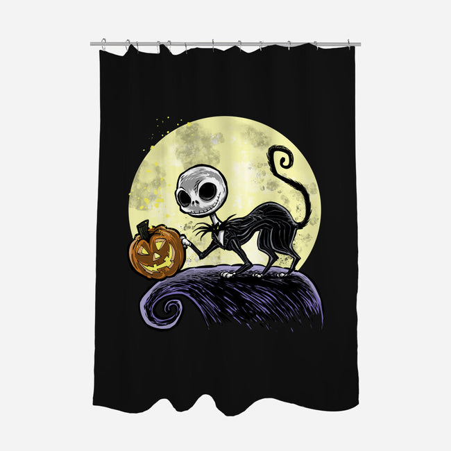 The Game Before Halloween-None-Polyester-Shower Curtain-zascanauta