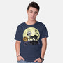 The Game Before Halloween-Mens-Basic-Tee-zascanauta