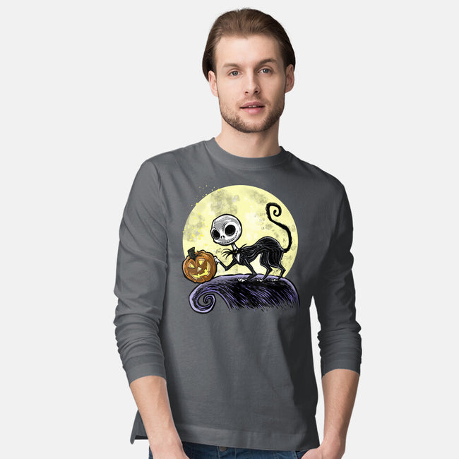 The Game Before Halloween-Mens-Long Sleeved-Tee-zascanauta