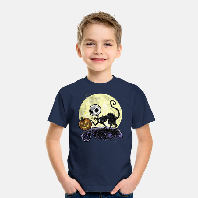 The Game Before Halloween-Youth-Basic-Tee-zascanauta