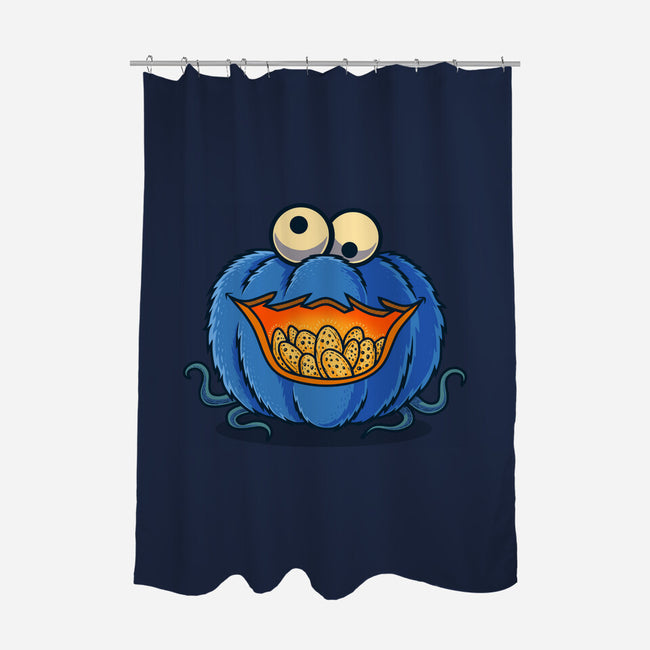 The Pumpkin Monster-None-Polyester-Shower Curtain-erion_designs