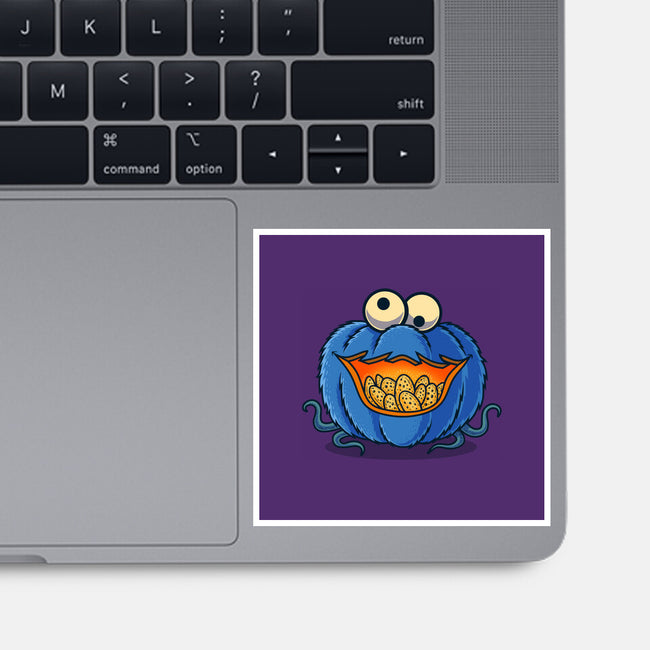 The Pumpkin Monster-None-Glossy-Sticker-erion_designs