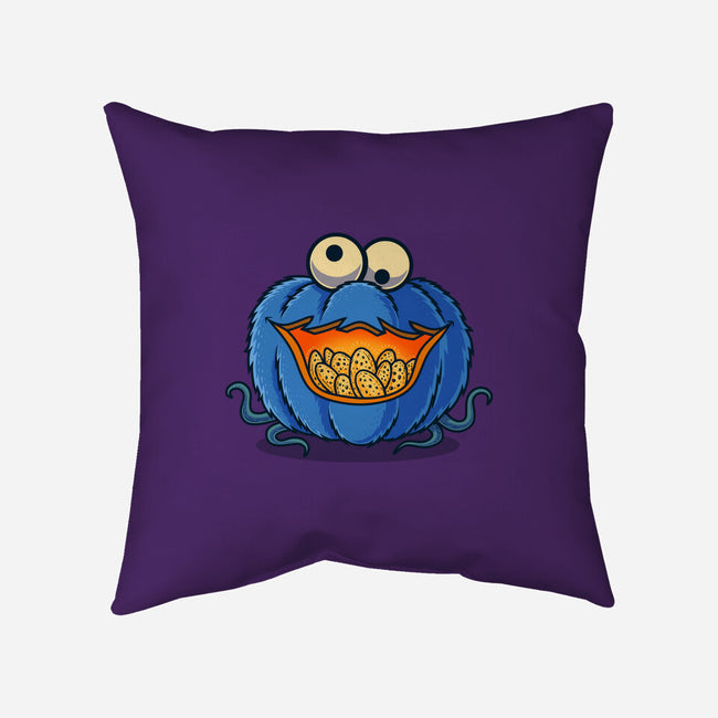 The Pumpkin Monster-None-Removable Cover w Insert-Throw Pillow-erion_designs