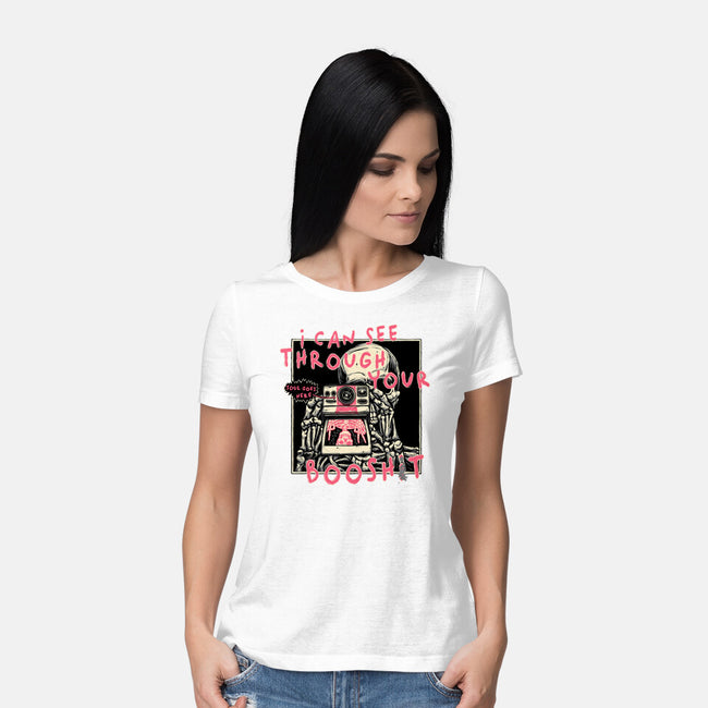 Soul Goes Here-Womens-Basic-Tee-glitchygorilla