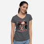 Soul Goes Here-Womens-V-Neck-Tee-glitchygorilla