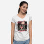 Soul Goes Here-Womens-V-Neck-Tee-glitchygorilla