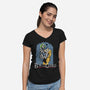 Bob The Guard-Womens-V-Neck-Tee-SeamusAran