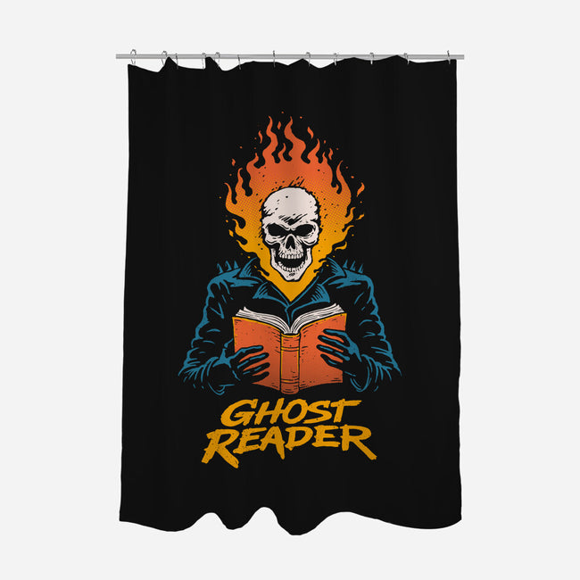 Ghost Reader-None-Polyester-Shower Curtain-dfonseca