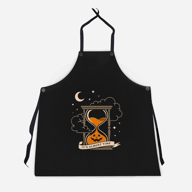 Halloween Is Near-Unisex-Kitchen-Apron-dfonseca