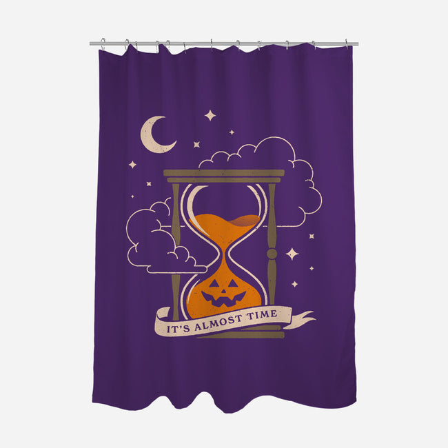 Halloween Is Near-None-Polyester-Shower Curtain-dfonseca