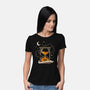 Halloween Is Near-Womens-Basic-Tee-dfonseca