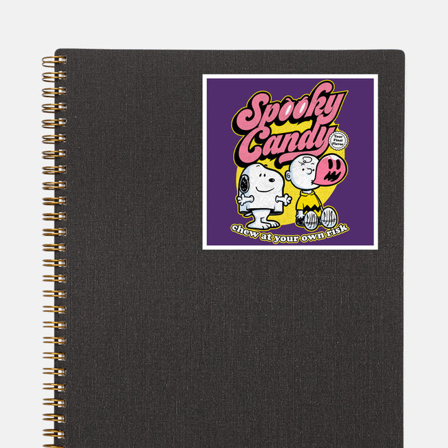 Spooky Beagle Candy-None-Glossy-Sticker-Studio Mootant