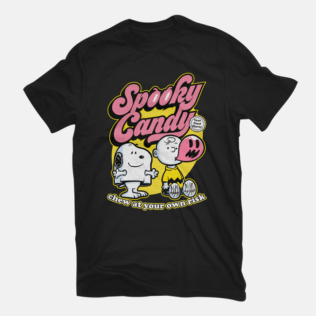 Spooky Beagle Candy-Womens-Basic-Tee-Studio Mootant