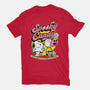 Spooky Beagle Candy-Womens-Basic-Tee-Studio Mootant