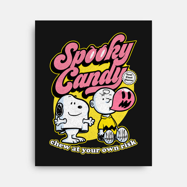 Spooky Beagle Candy-None-Stretched-Canvas-Studio Mootant