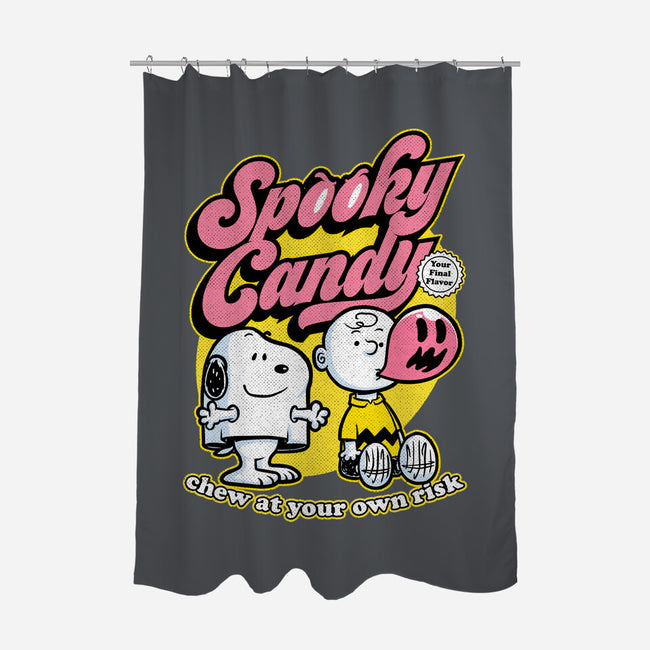 Spooky Beagle Candy-None-Polyester-Shower Curtain-Studio Mootant