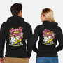 Spooky Beagle Candy-Unisex-Zip-Up-Sweatshirt-Studio Mootant