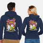 Spooky Beagle Candy-Unisex-Zip-Up-Sweatshirt-Studio Mootant