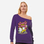 Spooky Beagle Candy-Womens-Off Shoulder-Sweatshirt-Studio Mootant