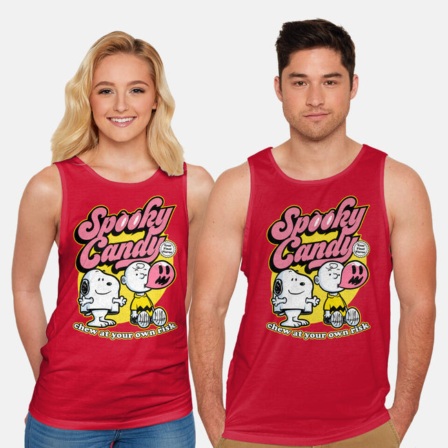 Spooky Beagle Candy-Unisex-Basic-Tank-Studio Mootant