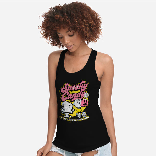 Spooky Beagle Candy-Womens-Racerback-Tank-Studio Mootant