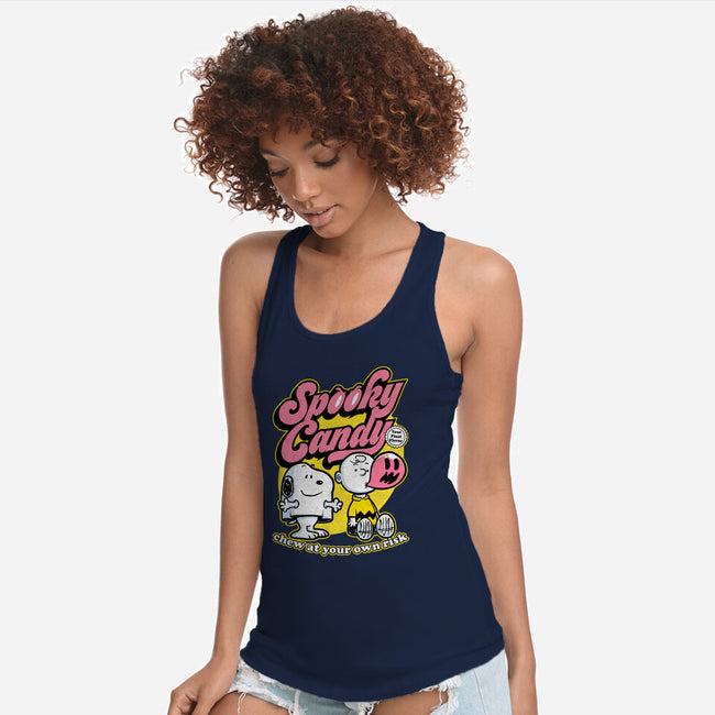 Spooky Beagle Candy-Womens-Racerback-Tank-Studio Mootant