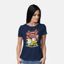 Spooky Beagle Candy-Womens-Basic-Tee-Studio Mootant