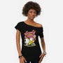 Spooky Beagle Candy-Womens-Off Shoulder-Tee-Studio Mootant