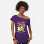 Spooky Beagle Candy-Womens-Off Shoulder-Tee-Studio Mootant