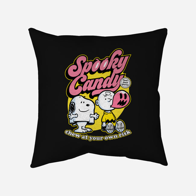 Spooky Beagle Candy-None-Removable Cover w Insert-Throw Pillow-Studio Mootant