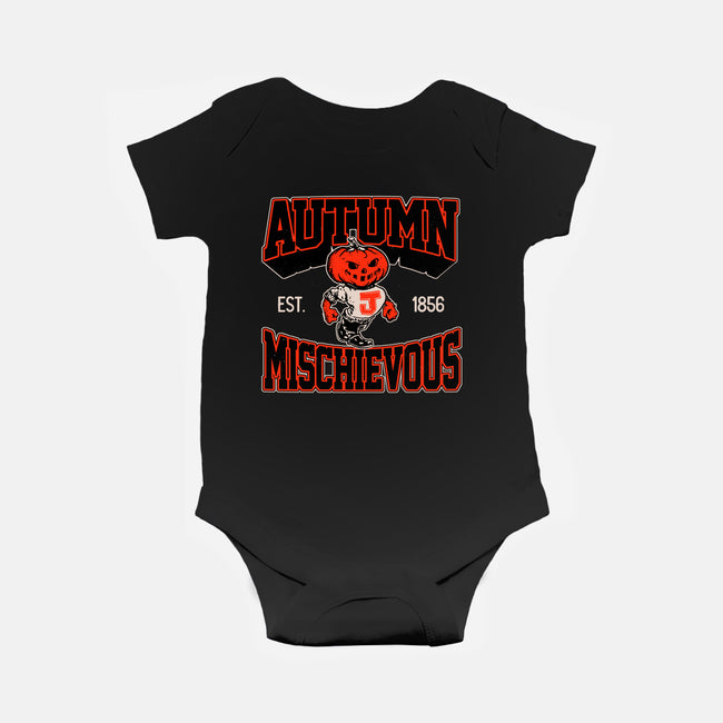 Autumn Mischievous-Baby-Basic-Onesie-Hafaell