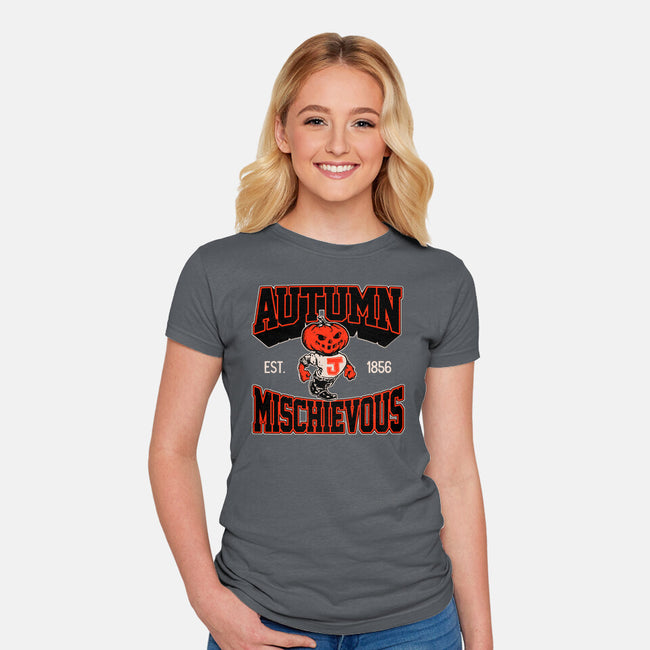 Autumn Mischievous-Womens-Fitted-Tee-Hafaell