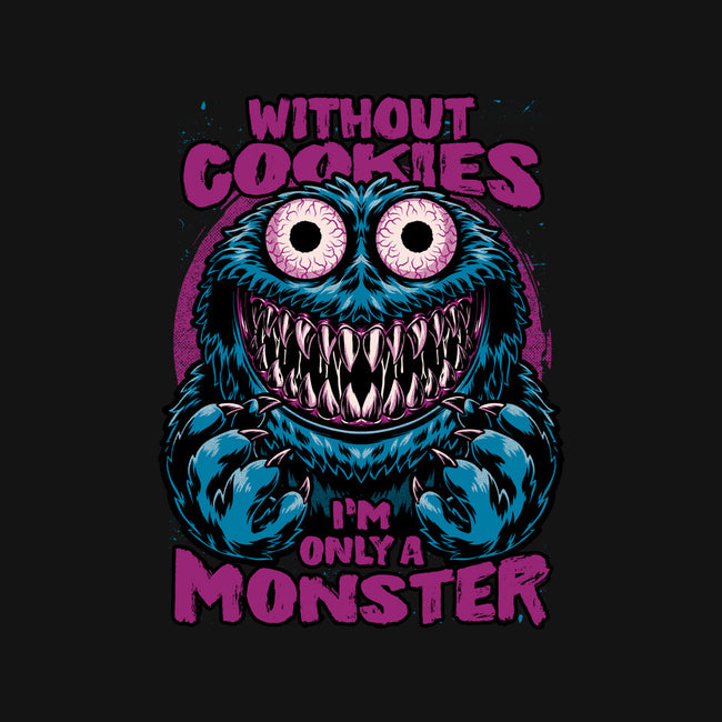 Monster Without Cookies-None-Stretched-Canvas-Studio Mootant