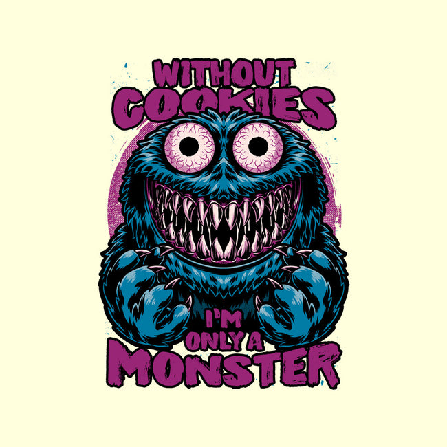 Monster Without Cookies-None-Stretched-Canvas-Studio Mootant