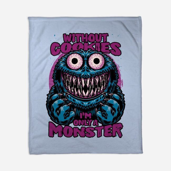 Monster Without Cookies-None-Fleece-Blanket-Studio Mootant