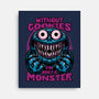 Monster Without Cookies-None-Stretched-Canvas-Studio Mootant