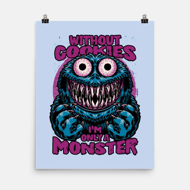 Monster Without Cookies-None-Matte-Poster-Studio Mootant