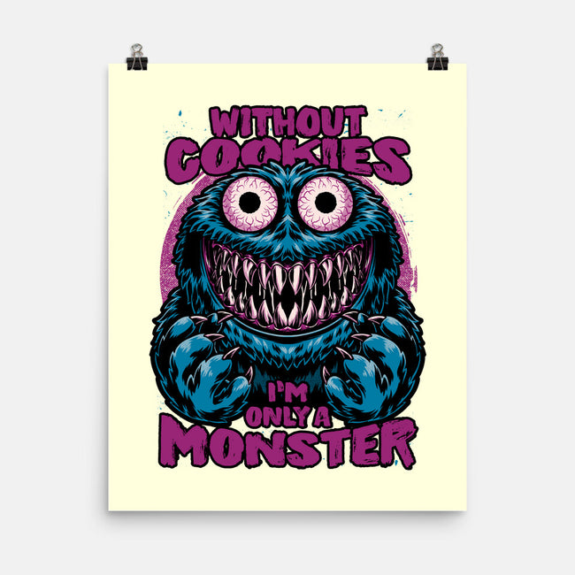 Monster Without Cookies-None-Matte-Poster-Studio Mootant