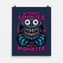 Monster Without Cookies-None-Matte-Poster-Studio Mootant