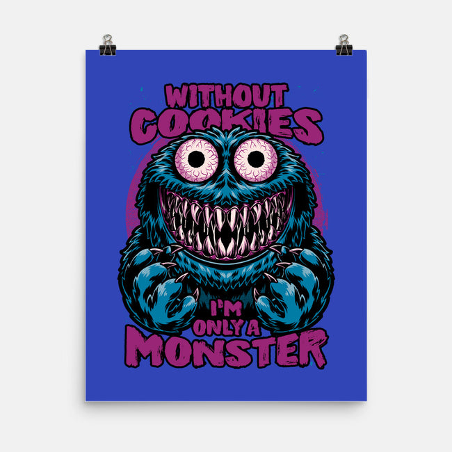 Monster Without Cookies-None-Matte-Poster-Studio Mootant