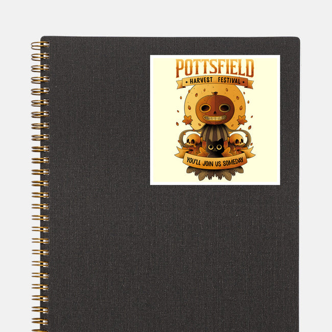 Pottsfield Harvest Festival-None-Glossy-Sticker-retrodivision