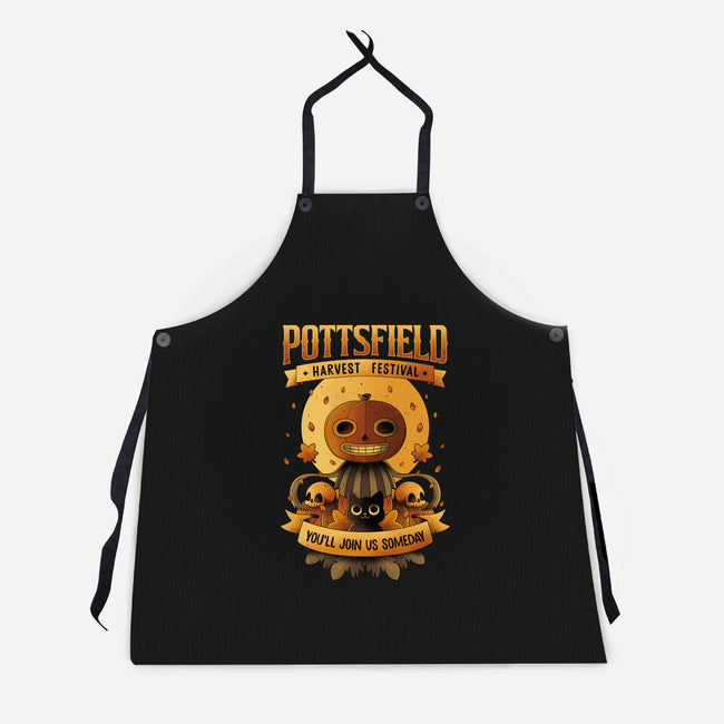 Pottsfield Harvest Festival-Unisex-Kitchen-Apron-retrodivision