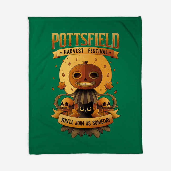 Pottsfield Harvest Festival-None-Fleece-Blanket-retrodivision