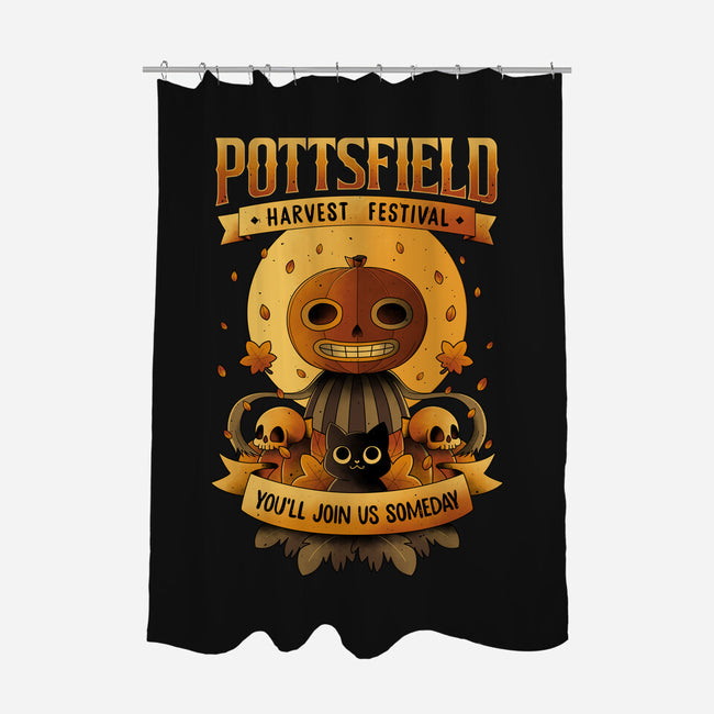 Pottsfield Harvest Festival-None-Polyester-Shower Curtain-retrodivision