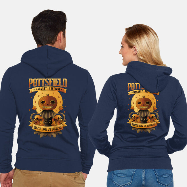 Pottsfield Harvest Festival-Unisex-Zip-Up-Sweatshirt-retrodivision