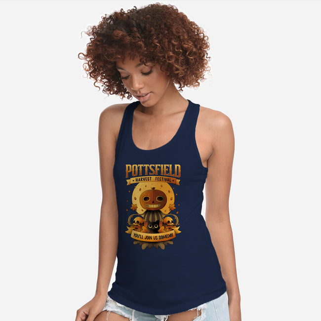 Pottsfield Harvest Festival-Womens-Racerback-Tank-retrodivision