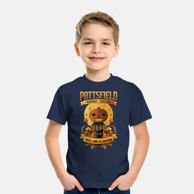 Pottsfield Harvest Festival-Youth-Basic-Tee-retrodivision