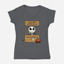 Jack Help-Womens-V-Neck-Tee-Barbadifuoco